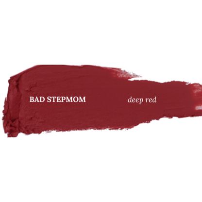 Deep red lipstick - Step Mom 2