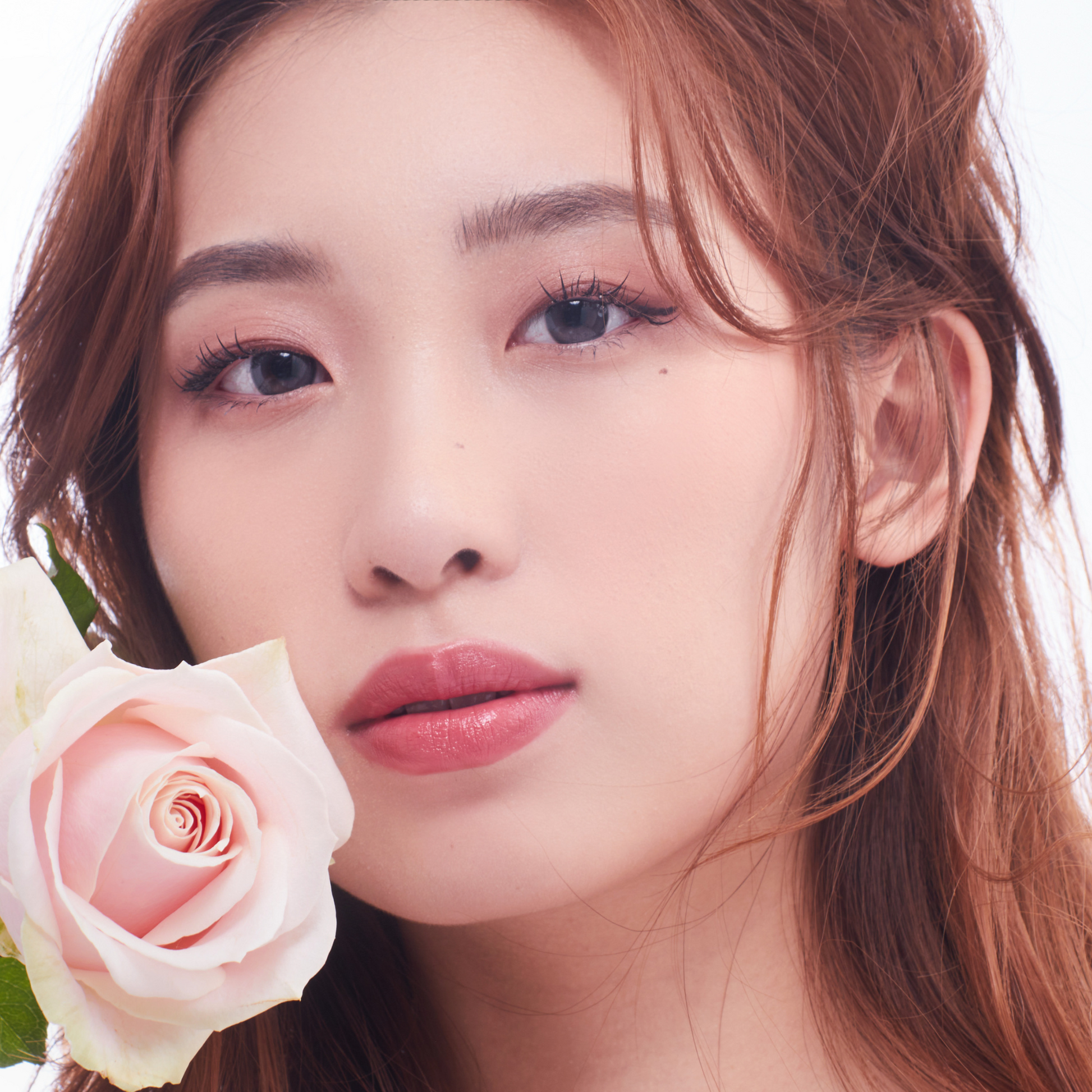 Nude pink carved lipstick for Asian skin type