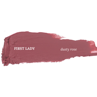Censored Cosmetics dusty rose lipstick - First Lady
