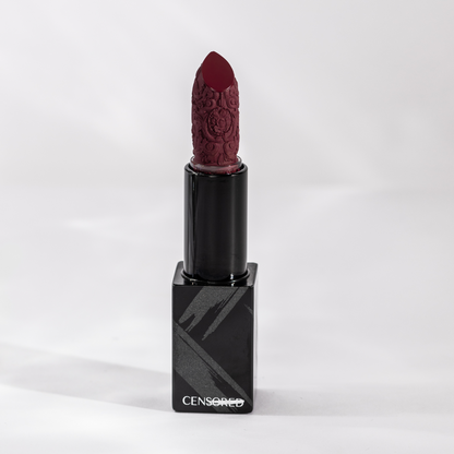 censored cosmetics plum lipstick - medusa