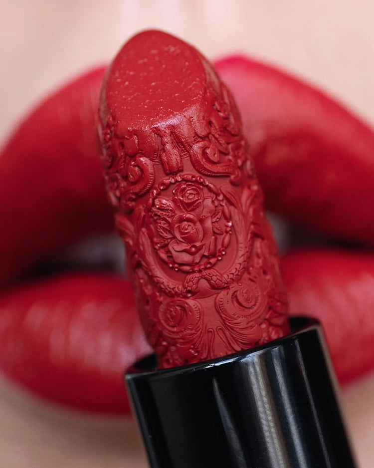 Censored Cosmetics bright red lipstick